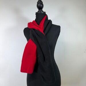 Country Line Fleece Scarves Black Red Soft‎ Winter Warm Neckwear Womens